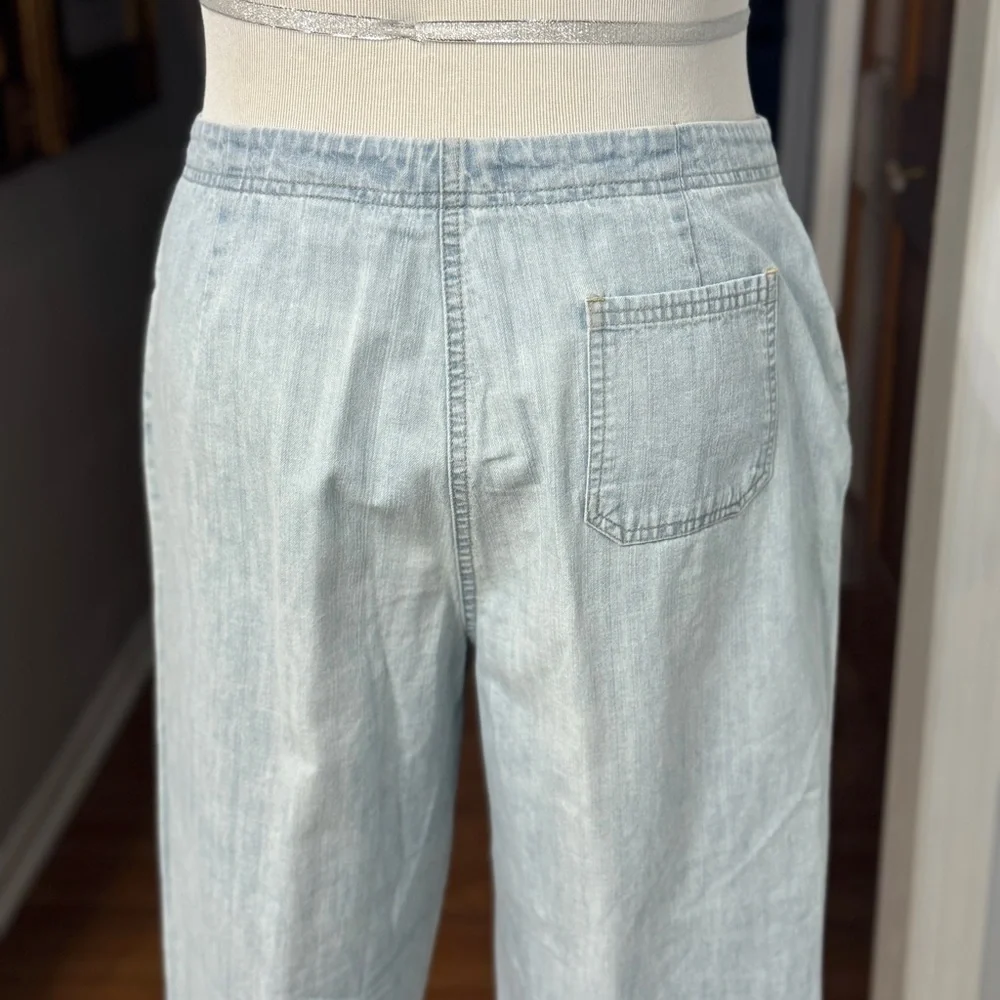 Marsh Landing‎ Light Blue Wide-Leg Lightweight Jeans 14